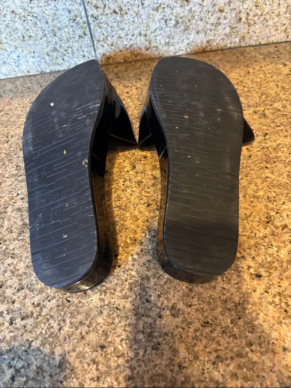 Calvin Klein Black Marlina Sandal - Picture 7 of 8
